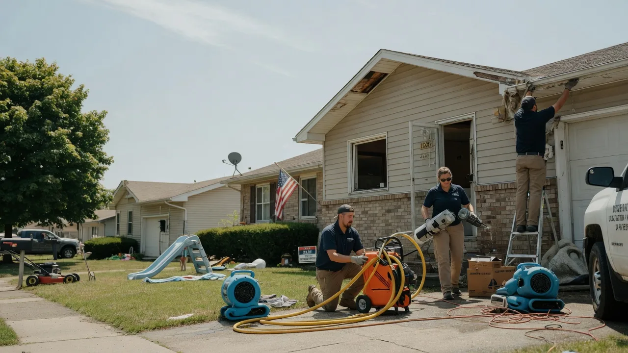 Water Damage Restoration in Morrisonville, IL near me